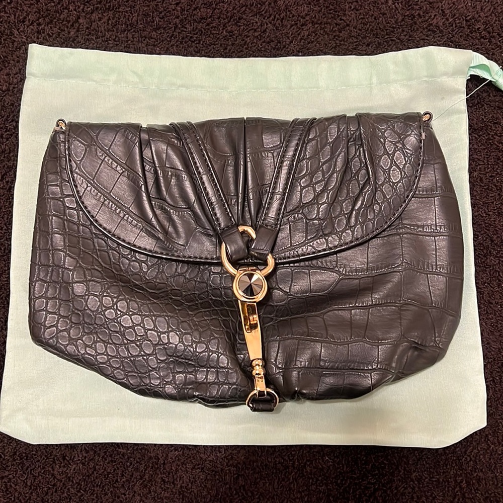 Deux Luxe Vegan Leather Clutch